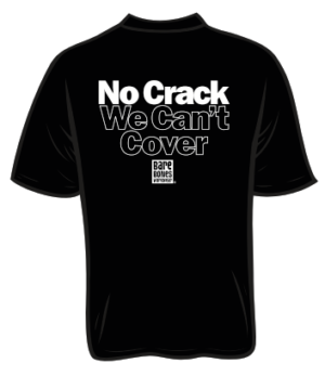 BareBones WorkWear No Crack We Can't Cover BareBones SS Tee Shirt