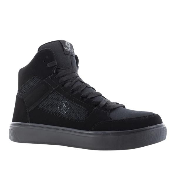 Volcom Workwear Calzini Uomo - Confezione Da 3 Paia, Taglia 42-46, Misto Cotone Imbottito Con Supporto Arco