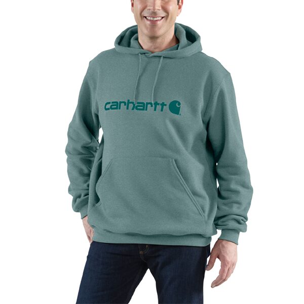 Carhartt Loose Fit Midweight Logo Graphic Hoodie - Barebones Workwear