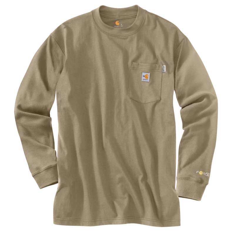 Carhartt Flame-Resistant Force Cotton Long-Sleeve T-Shirt - Image 4