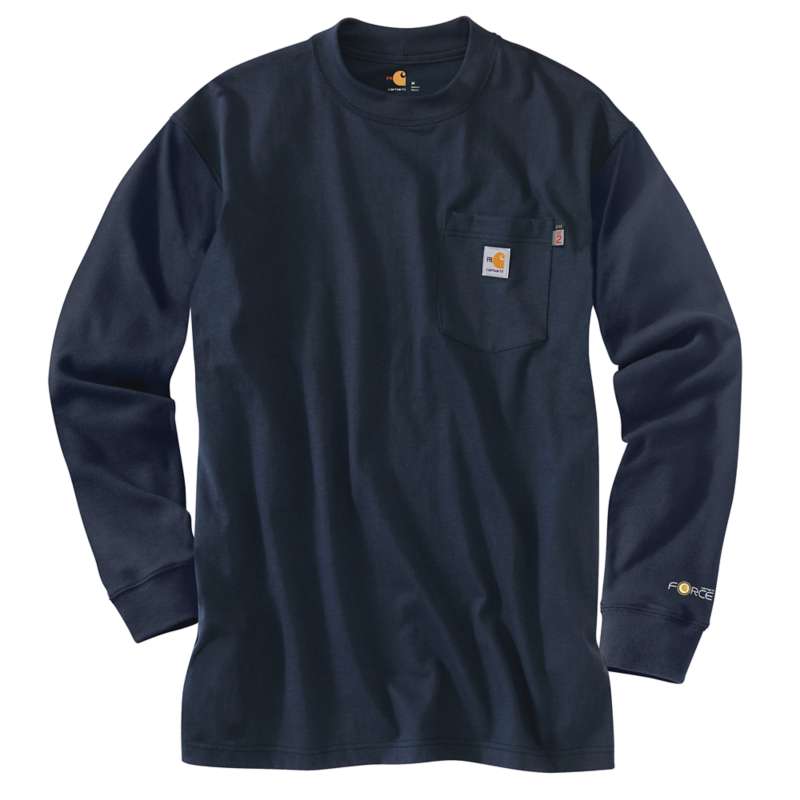 Carhartt Flame-Resistant Force Cotton Long-Sleeve T-Shirt - Image 2