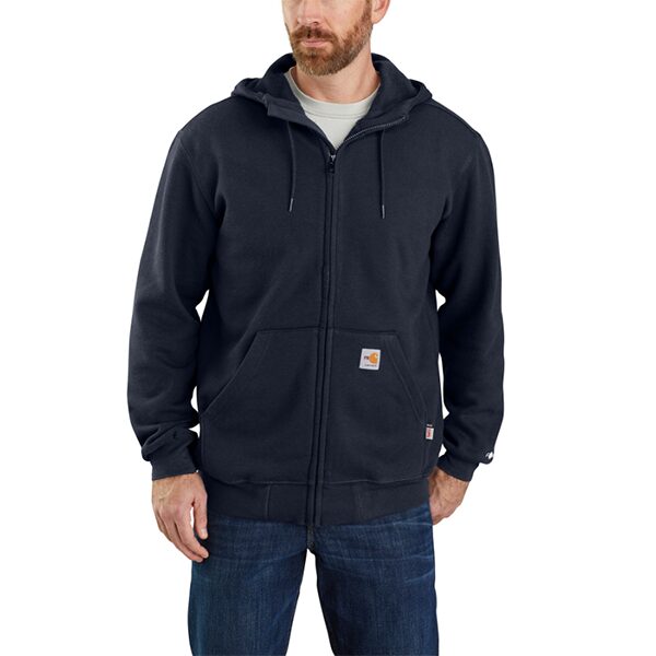 Carhartt Flame-Resistant Carhartt Force® Loose Fit Midweight Hooded Zip Front Sweatshirt - Image 2