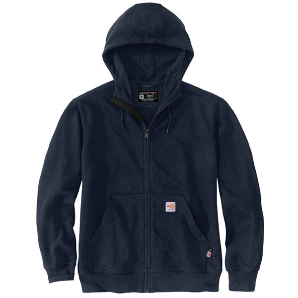 Carhartt Flame-Resistant Carhartt Force® Loose Fit Midweight Hooded Zip Front Sweatshirt - Image 4