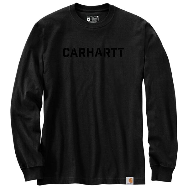 Carhartt Loose Fit Heavyweight Long-Sleeve Graphic T-Shirt - Barebones ...