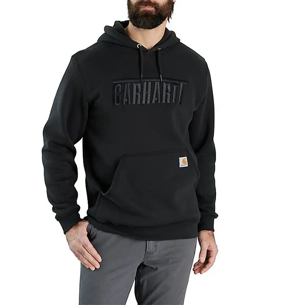 Carhartt Loose Fit Midweight Embroidered Logo Graphic Hoodie ...