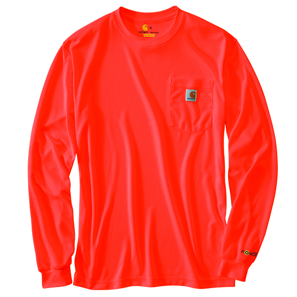 Carhartt Force Color Enhanced Long-Sleeve T-Shirt - Image 8