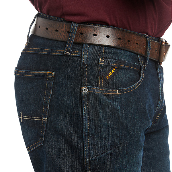 Ariat Rebar M5 Straight DuraStretch Edge Stackable Straight Leg Jean - Image 3