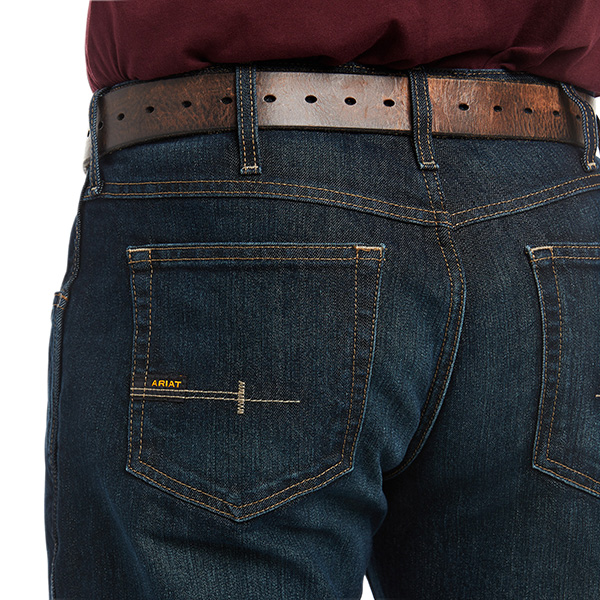 Ariat Rebar M5 Straight DuraStretch Edge Stackable Straight Leg Jean - Image 4