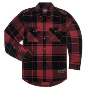 Men's Troll Co Ridge Red and Black Flannel