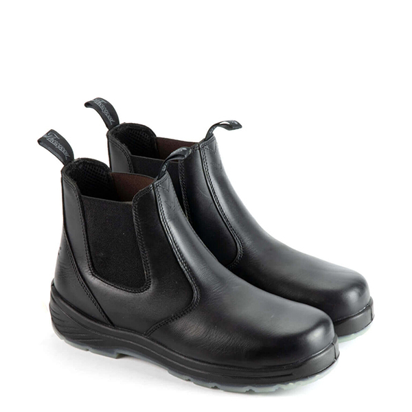Thorogood 6" Black Quick Release Station Boot Safety Toe with Translucent Bottom - Image 3