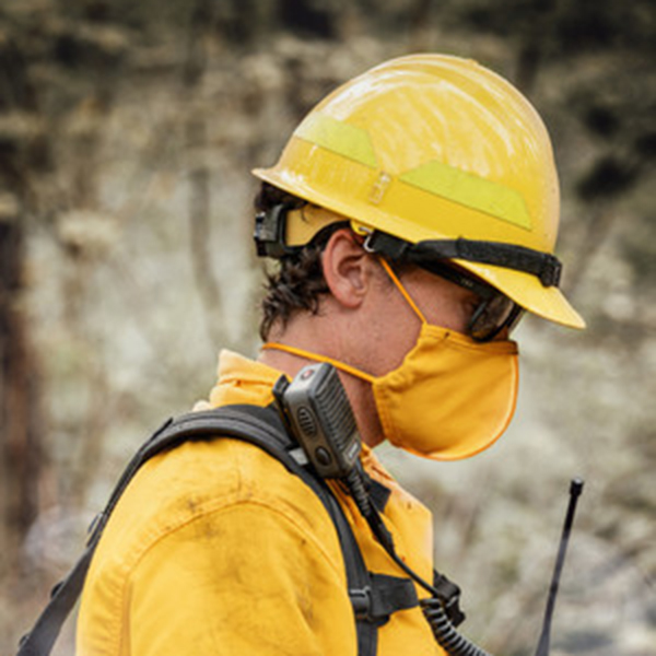 TrueNorth Wildland Face Mask (Yellow) - Image 4