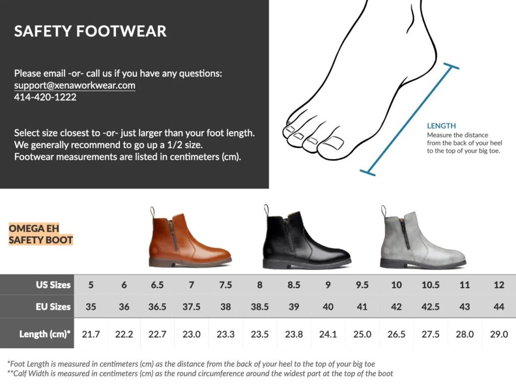 Xena Stylish Black Omega Electrical Hazard Safety Boot Barebones Workwear