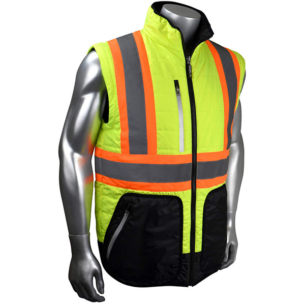 Radians Quilted Reversible Jacket with Zip-Off Sleeves and X-Back - Image 3