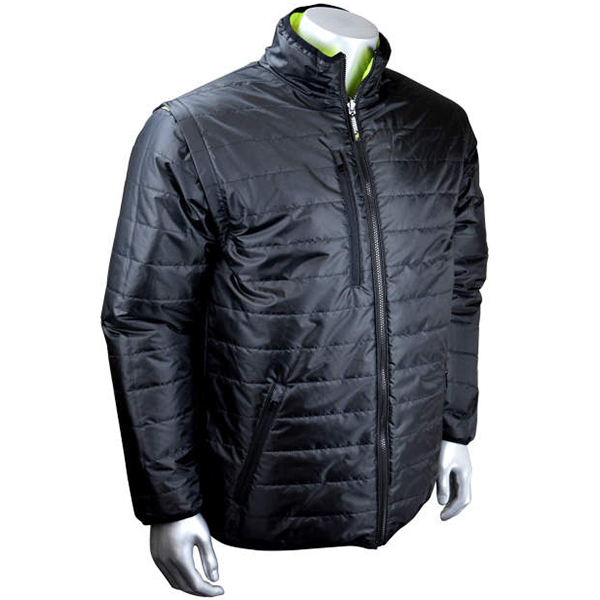 Radians Quilted Reversible Jacket with Zip-Off Sleeves and X-Back - Image 5
