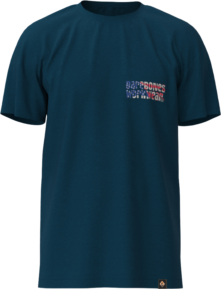 BareBones WorkWear BareBones Patriot Short Sleeve Tee - Image 3