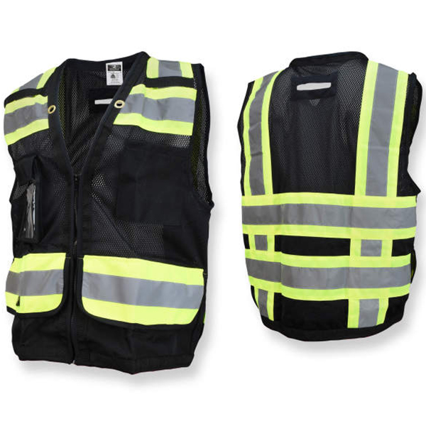 Radians RadWear Heavy Duty Surveyor Safety Vest With Zipper - Image 5