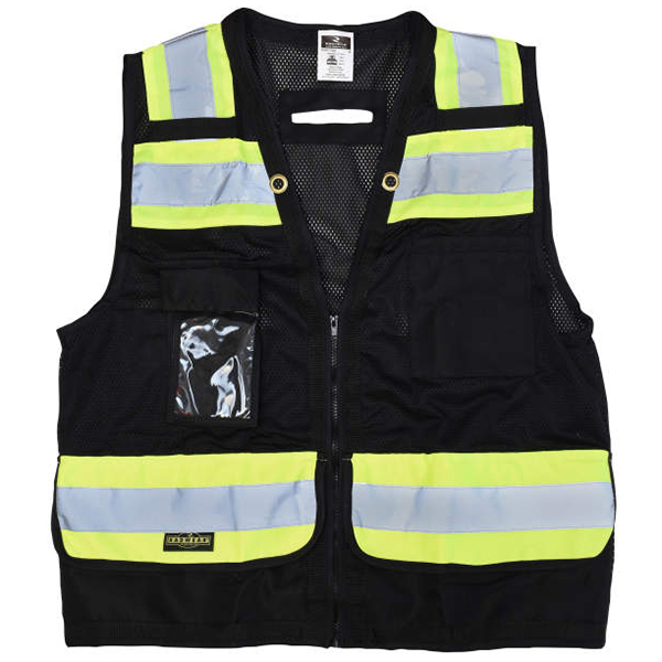 Radians RadWear Heavy Duty Surveyor Safety Vest With Zipper - Image 6