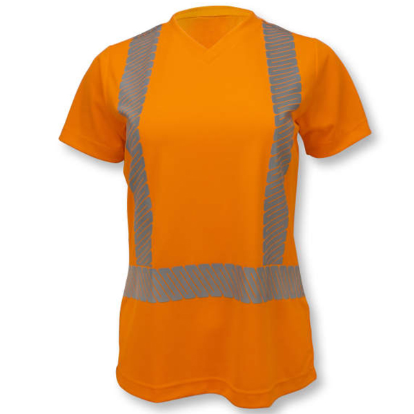 Radians RadWear High Visibility Women's Safety T-Shirt with Max-Dri - Image 2