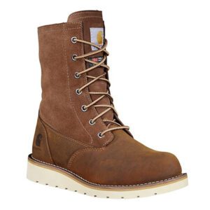 Carhartt Women's 8" Waterproof Insulated Wedge Fold Down Dark Brown Winter Boot