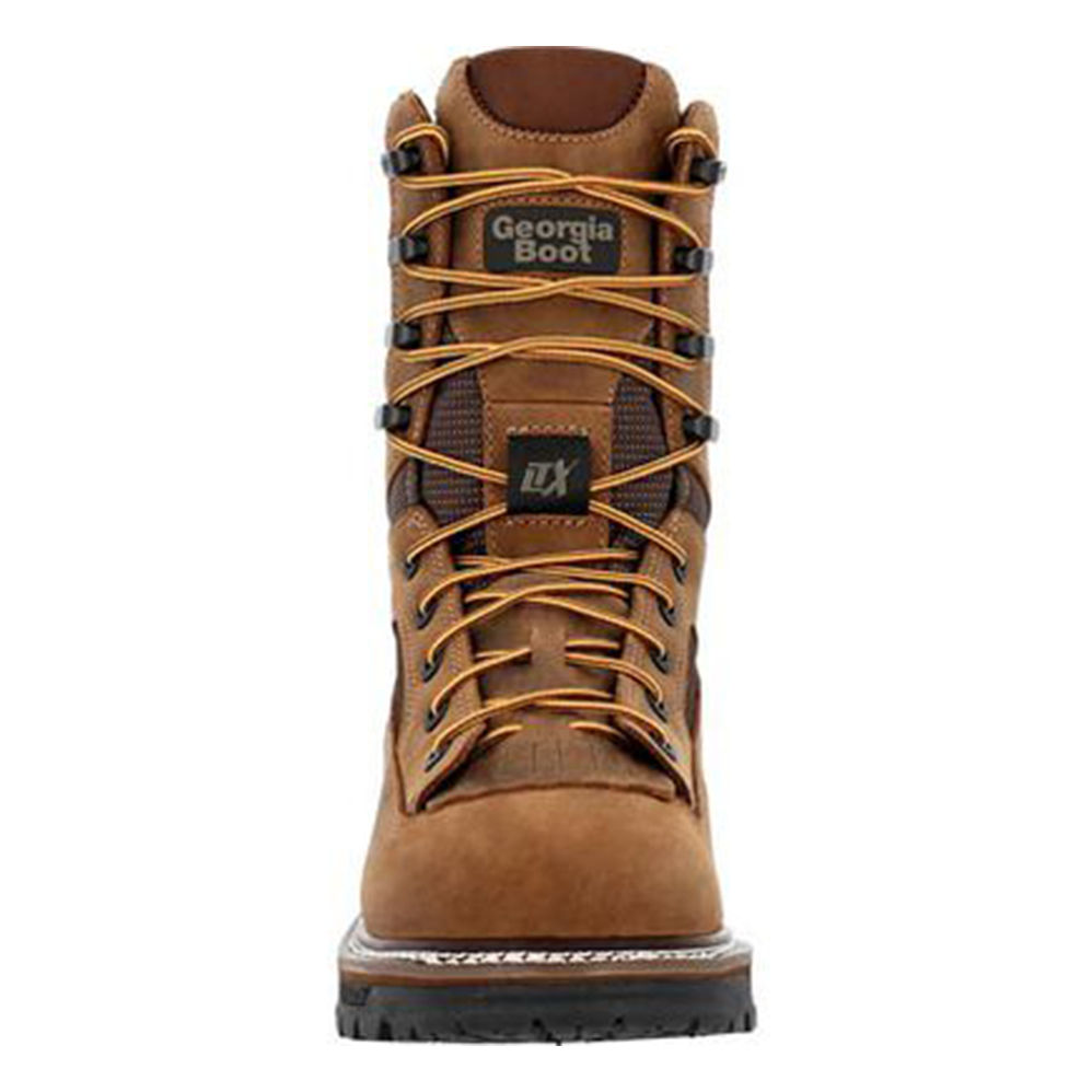 Gerogia Boot LTX Logger 9" Waterproof Brown Work Boot - Image 4