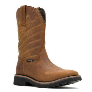 Wolverine Rancher Flag LX Wellington Waterproof Brown Work Boot