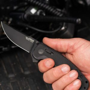 SOG SOG-TAC XR Professional Folding Knife (Blackout)