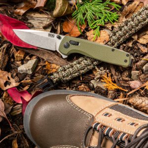 SOG Terminus XR G10 Folding Knife (Olive Drab)