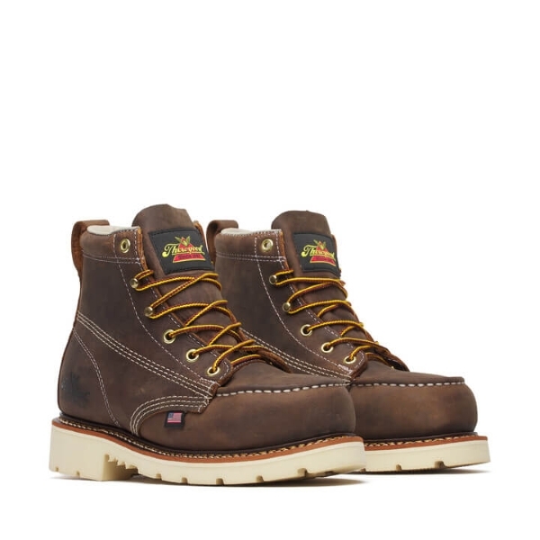 Thorogood Women's American Heritage 6" Crazy Horse Moc Toe - Maxwear 90