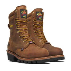 Thorogood Logger Series - 9" Brown Trail Crazy Horse - Insulated - Waterproof