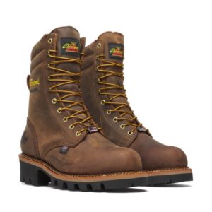 Thorogood Logger Series - 9" Brown Stud Horse Waterproof