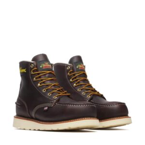 Thorogood 1957 Series - Waterproof - 6" Briar Pitstop Safety Toe - Moc Toe MAXWear Wedge