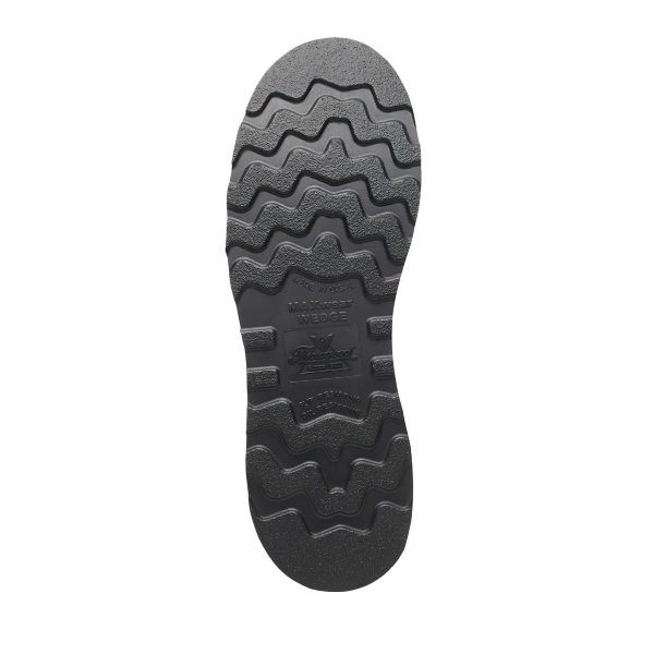 Thorogood 1957 Series - Waterpoof 6" Crazy Horse Steel Moc Toe Black Wedge - Image 5