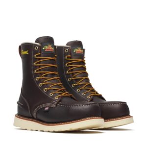 Thorogood 1957 Series - Waterproof - 8" Briar Pitstop Safety Toe - Moc Toe MAXWear Wedge