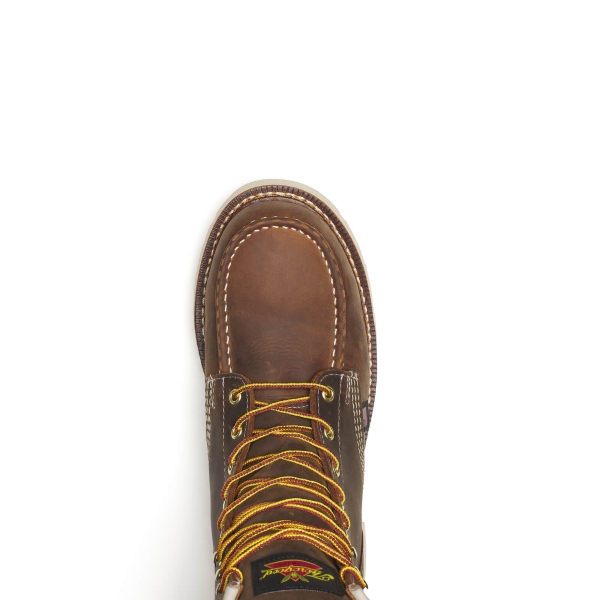 Thorogood 1957 Series - Waterpoof 8" Crazy Horse Steel Moc Toe 90 - Image 6