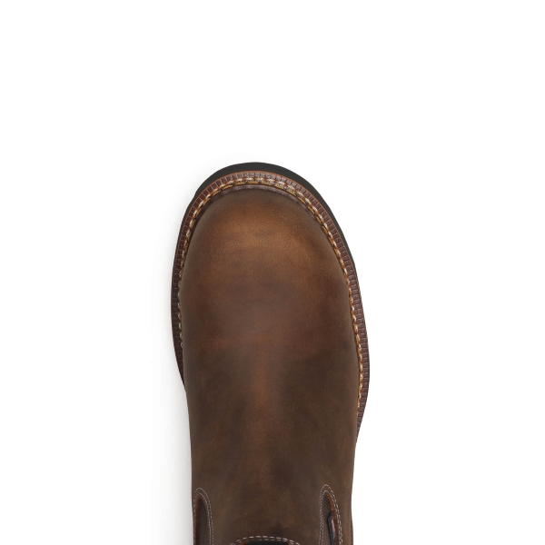 Thorogood American Legacy - Chelsea Crazy Horse Nano Round Toe Black 90 - Image 6