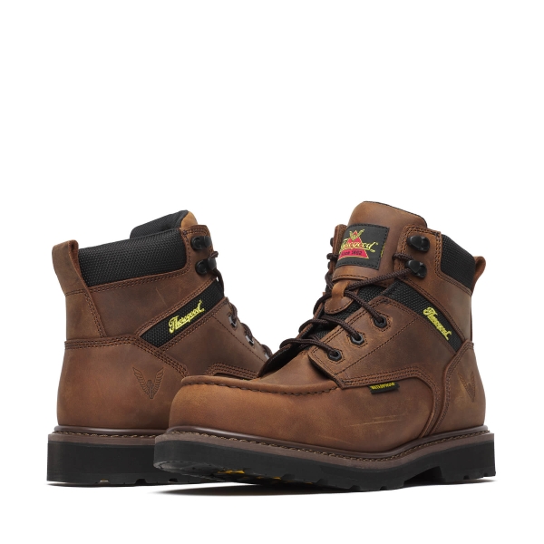 Thorogood Jobsite Series - WP 6" Crazy Horse Comp Moc Toe - Image 3