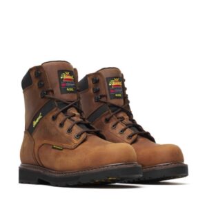 Thorogood Jobsite Series - 8" Crazy Horse Waterproof + Insulated Safety Toe