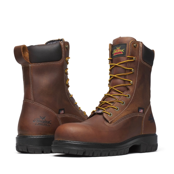 Thorogood Genesis Series - 8" Bourbon Nano Round Toe - Image 3
