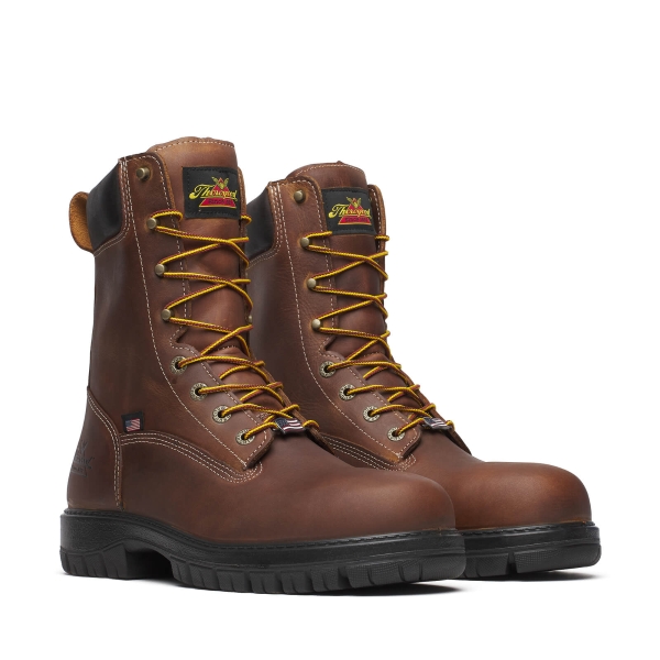 Thorogood Genesis Series - 8" Bourbon Nano Round Toe