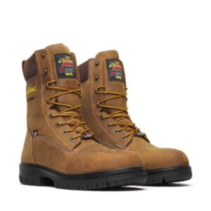 Thorogood Genesis Series - 8" Chestnut - Nano Safety Toe - Waterproof - Insulated