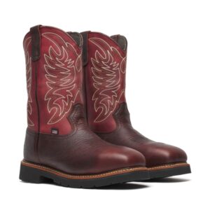 Thorogood Western Work - Waterproof Chili/Crimson - 11" Safety Toe