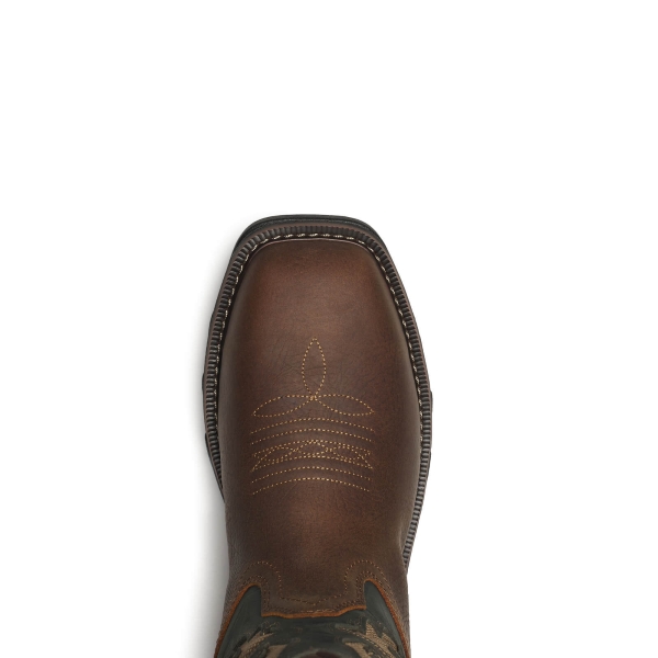 Thorogood Buffalo Ridge - 11" Brown/Cobalt Nano Square Toe - Image 6