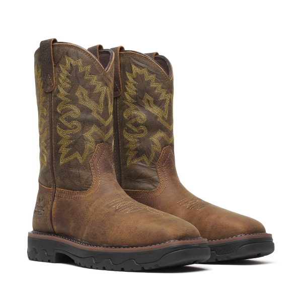 Thorogood Buffalo Ridge - Waterpoof 11" Brown/Sage Nano Square Toe