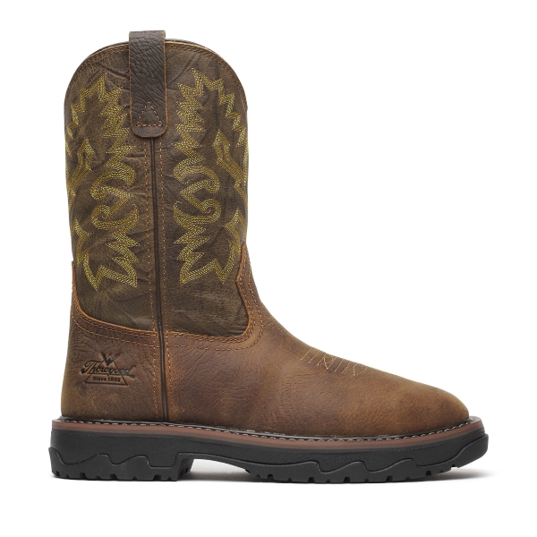 Thorogood Buffalo Ridge - Waterpoof 11" Brown/Sage Nano Square Toe - Image 2