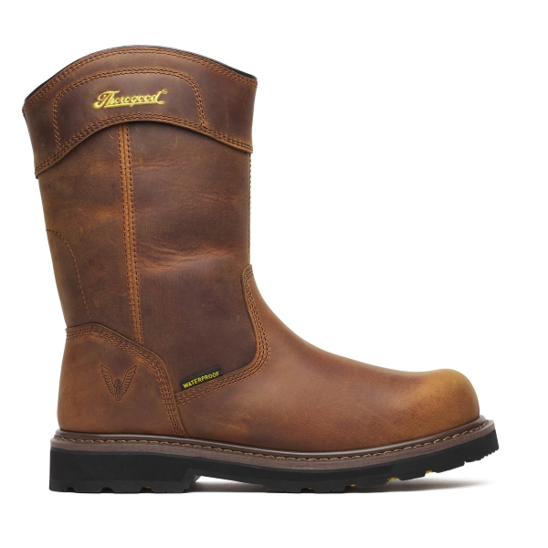 Thorogood Jobsite Series - 11" Crazy Horse Waterproof Safety Toe - Image 2