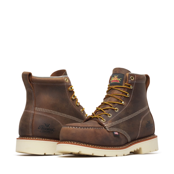 Thorogood American Heritage - 6" Trail Crazy Horse Safety Toe - Moc Toe MAXWear 90 - Image 3