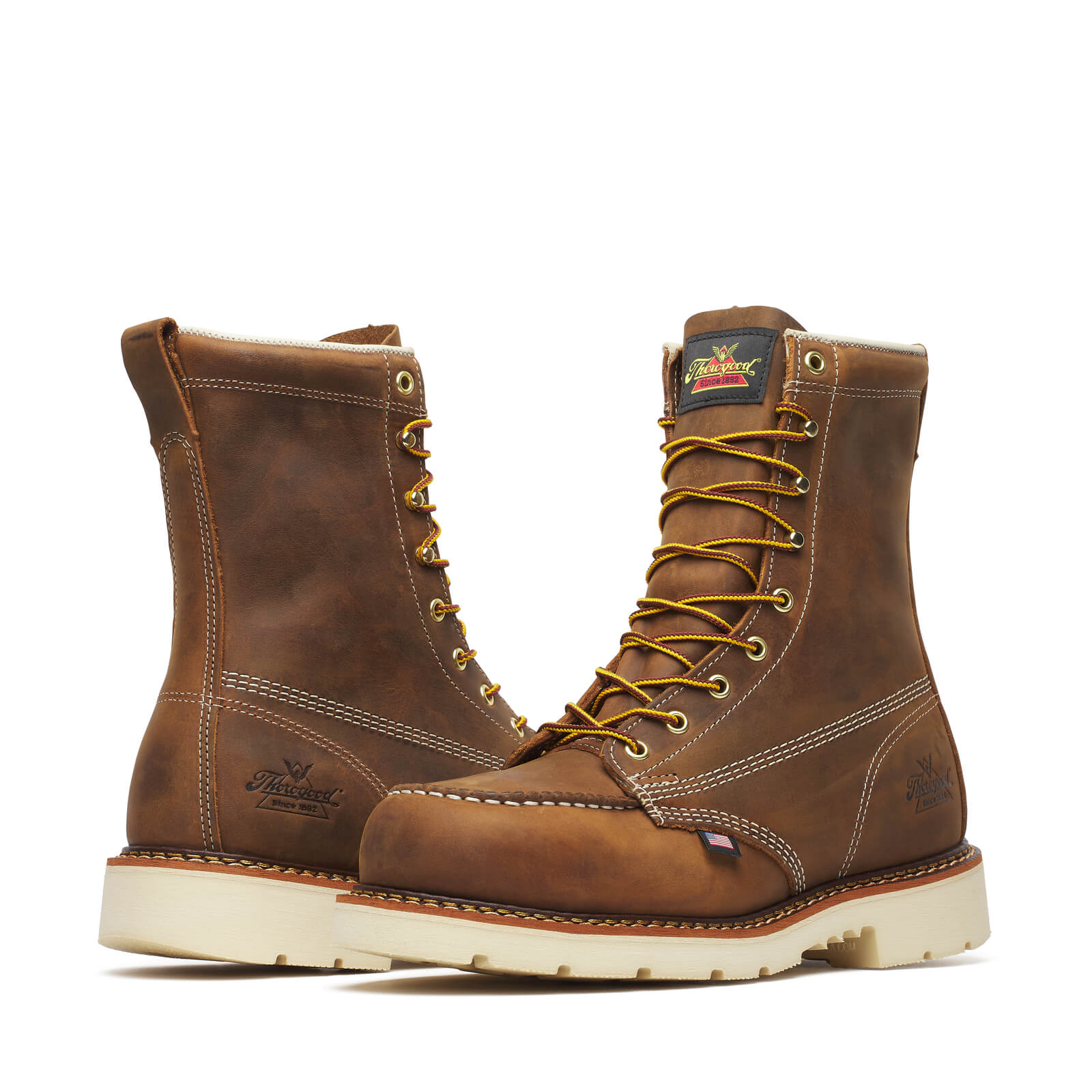 Thorogood American Heritage - 8" Trail Crazy Horse Safety Toe - Moc Toe MAXWear 90 - Image 3