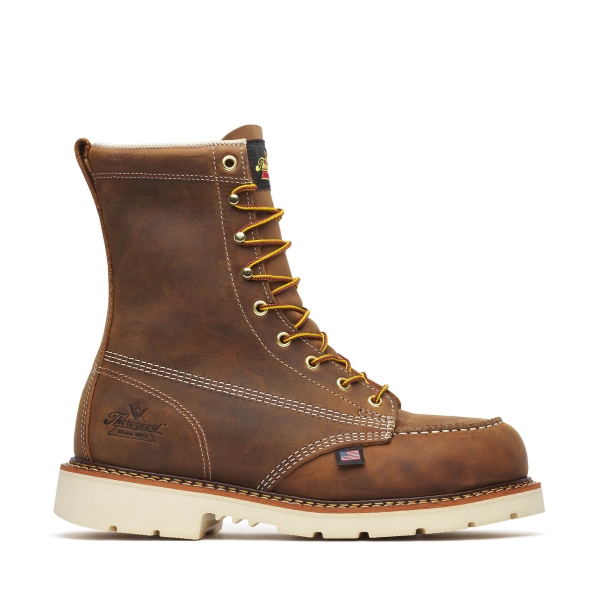 Thorogood American Heritage - 8" Trail Crazy Horse Safety Toe - Moc Toe MAXWear 90 - Image 2