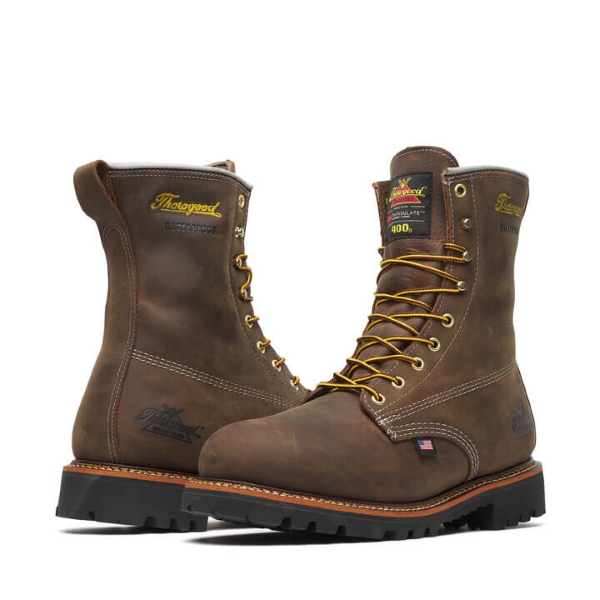 Thorogood American Legacy - Waterproof + Insulated - 8" Crazy Horse - Image 3