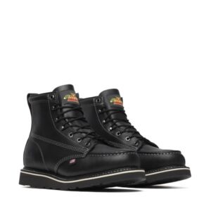 Thorogood Midnight Series - 6" Black Moc Toe